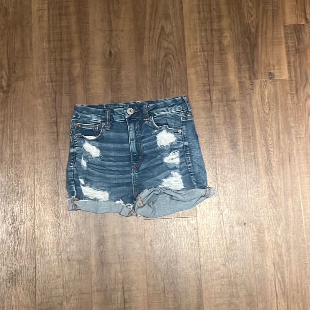 American Eagle Womens Curvy High-Rise Shortie (size 4)